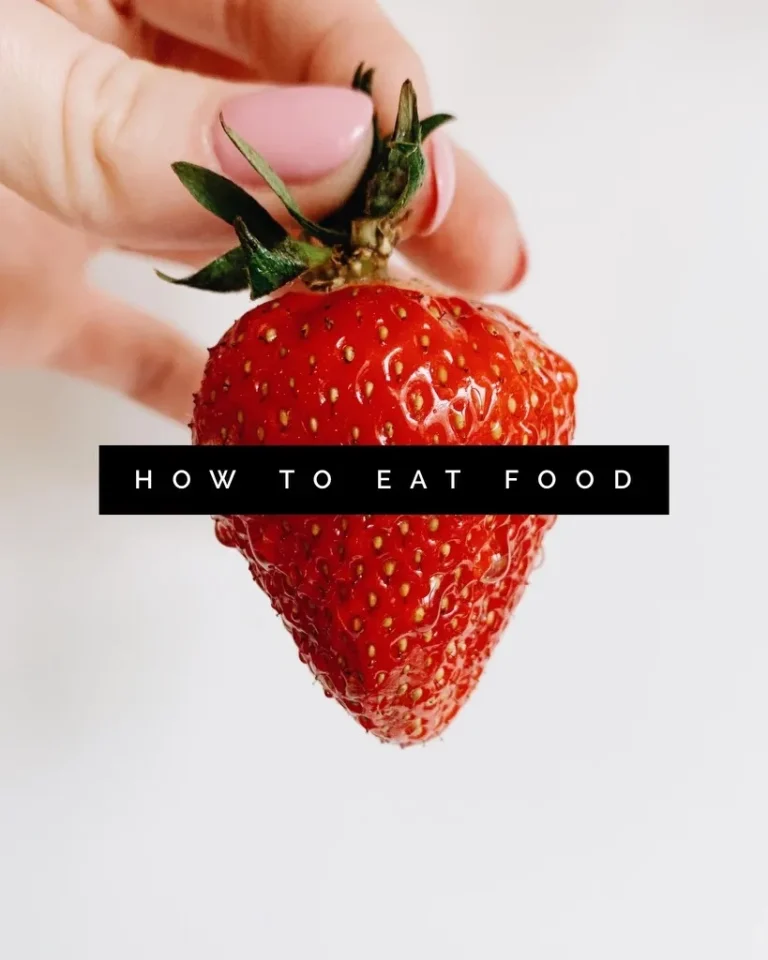 HOW To Eat Food: Part 1